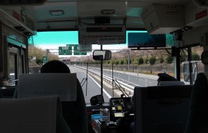 バス車中から